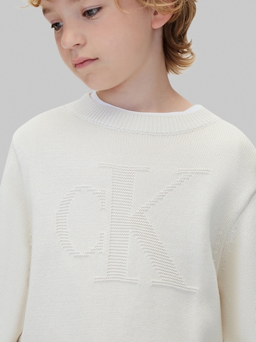 Calvin Klein Jeans Pullover in Beige