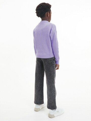 Calvin Klein Jeans Knit cardigan in Purple