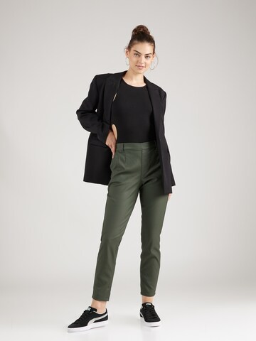 Coupe slim Pantalon 'OBJBella Lisa' OBJECT en vert