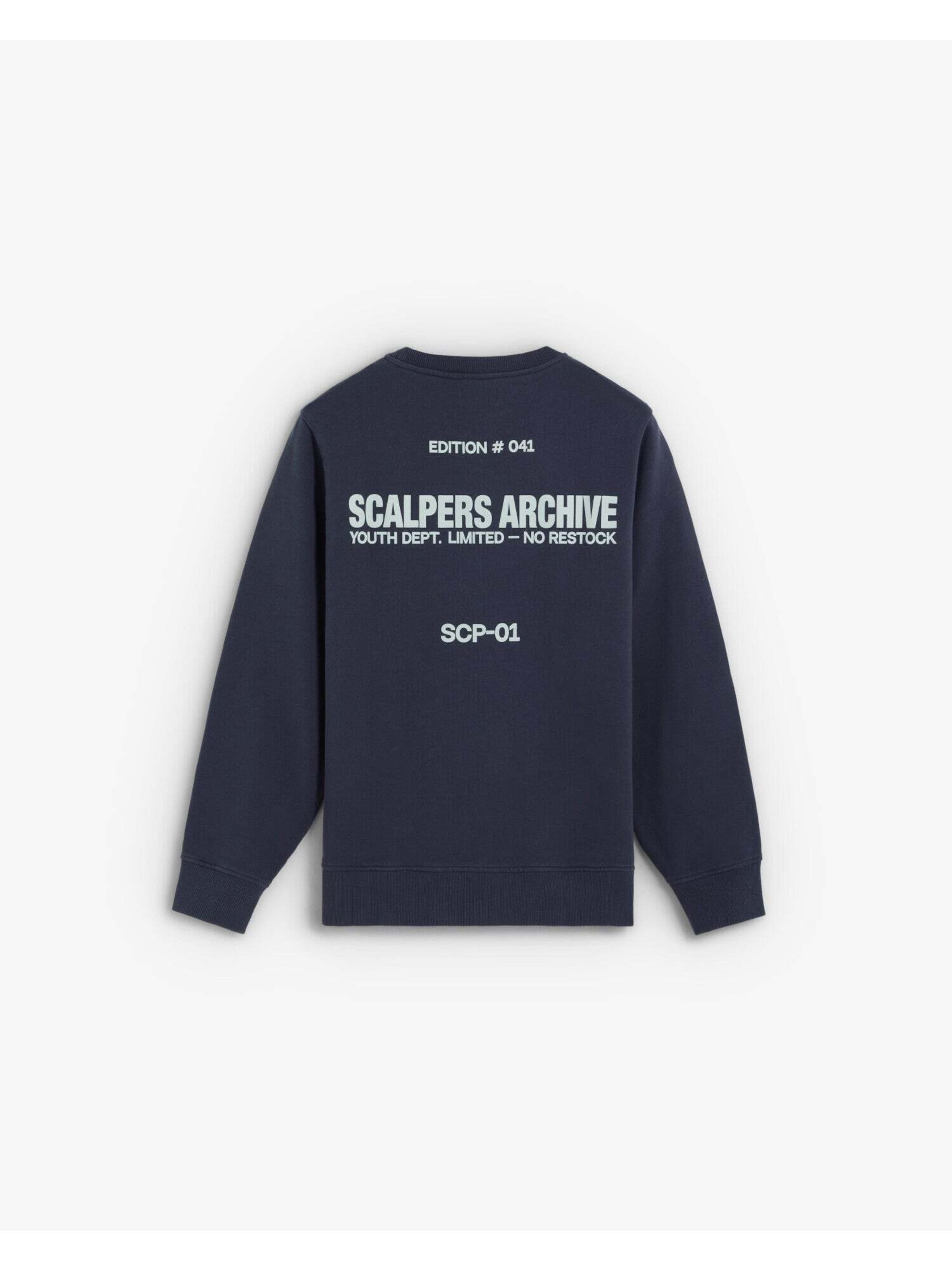 Scalpers Свитшот ' ' в Синий