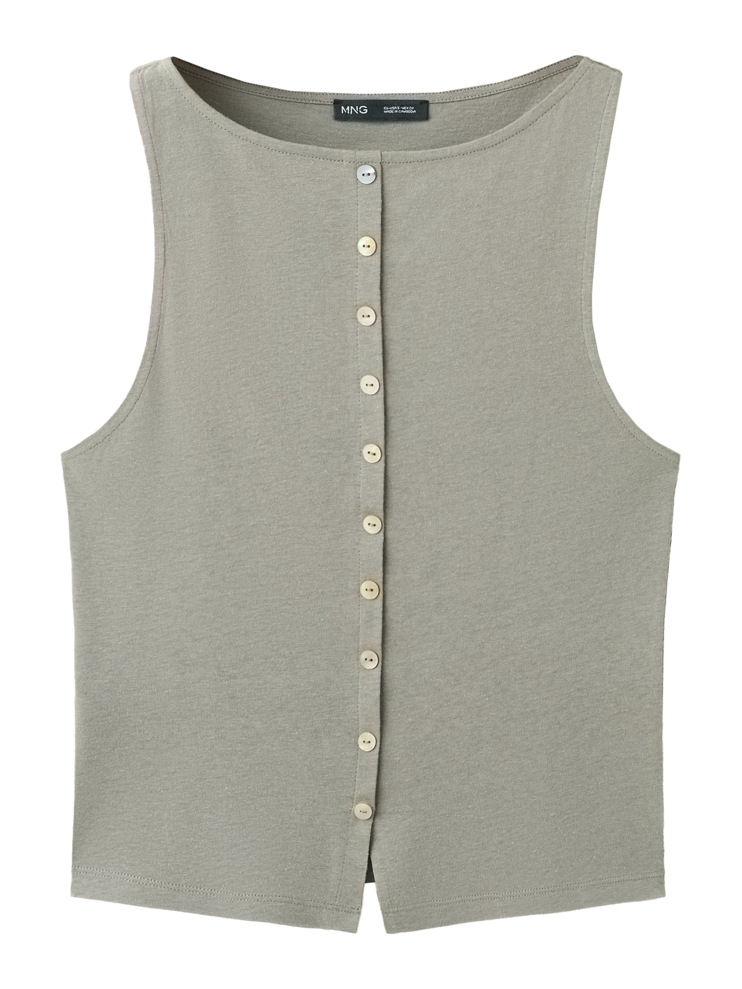 MANGO Top 'NEVADO' | siva barva, Prikaz izdelka