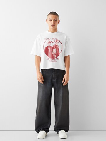 Bershka Shirt in Wit