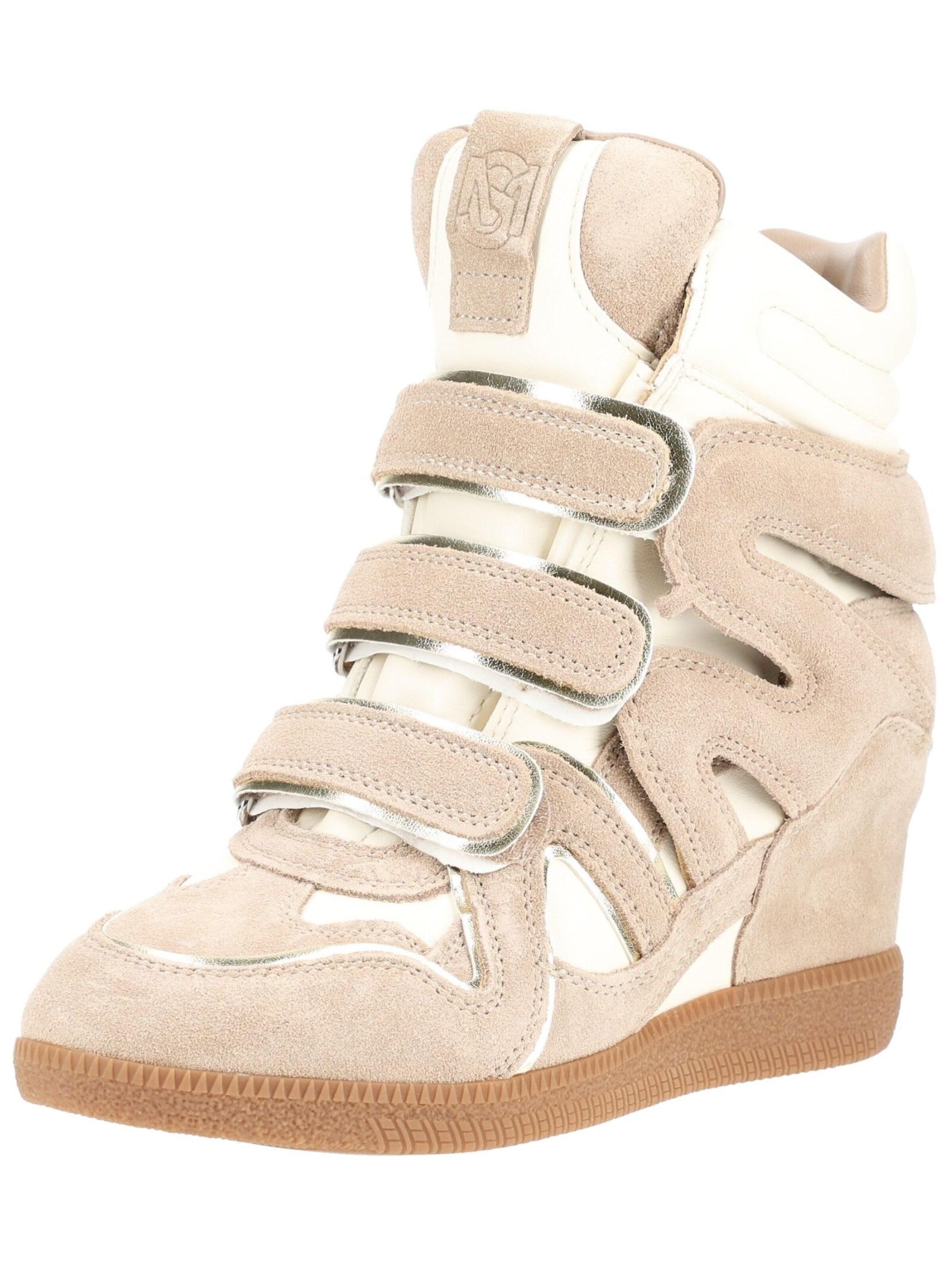 Baskets hautes 'Mavis' STEVE MADDEN en beige : devant