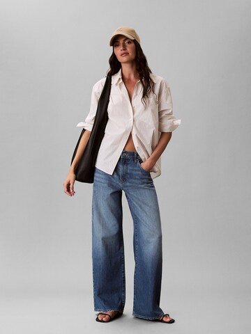 Calvin Klein Jeans Wide leg Jeans in Blue