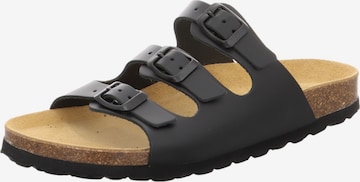 Mule Natural Sense en noir : devant