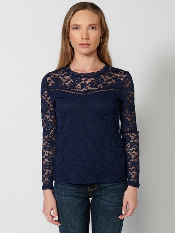 KOROSHI Shirt in Blue: front