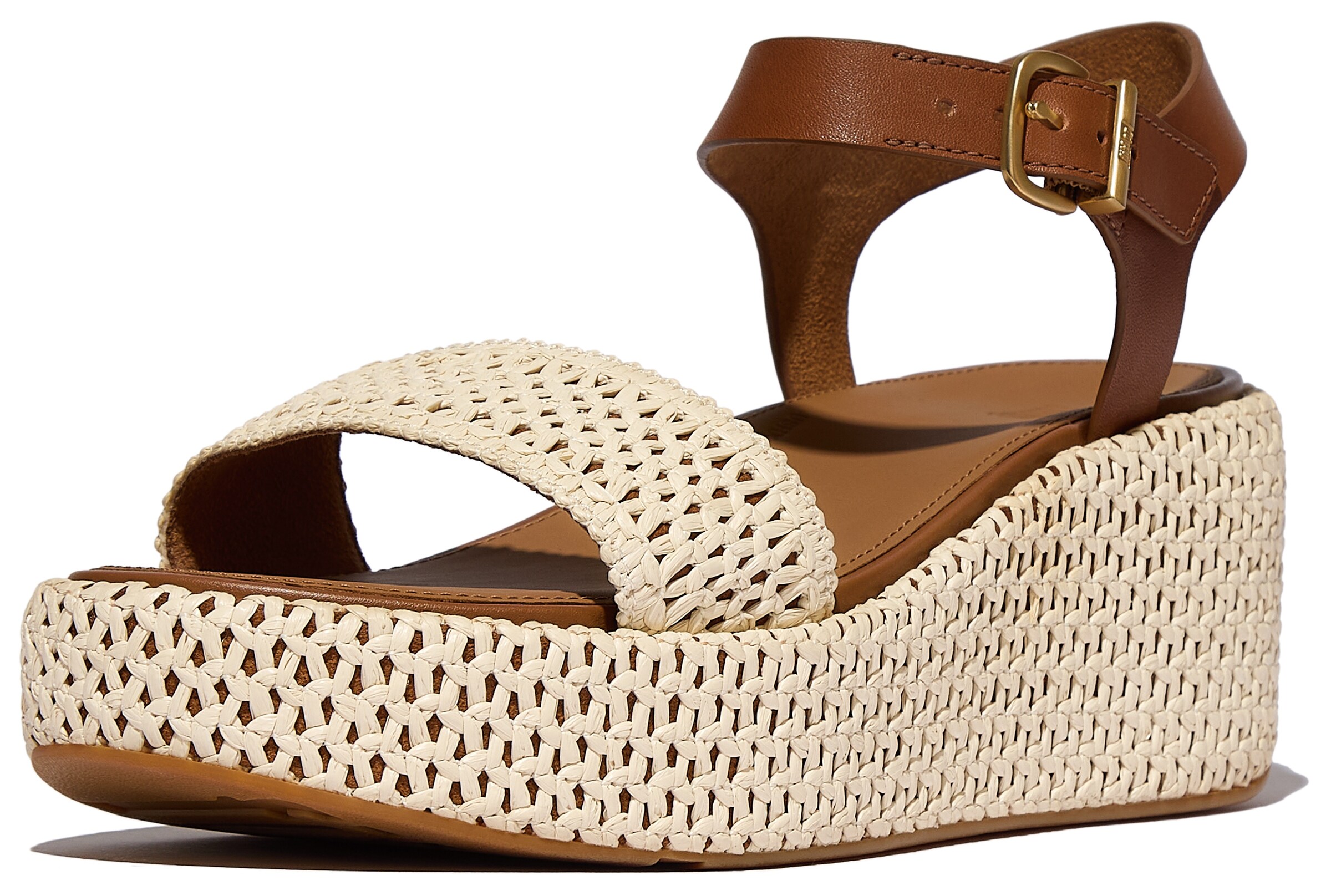 FitFlop Sandals in Beige: front