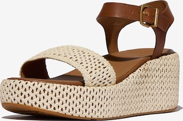 FitFlop Sandale in Beige: Vorderseite