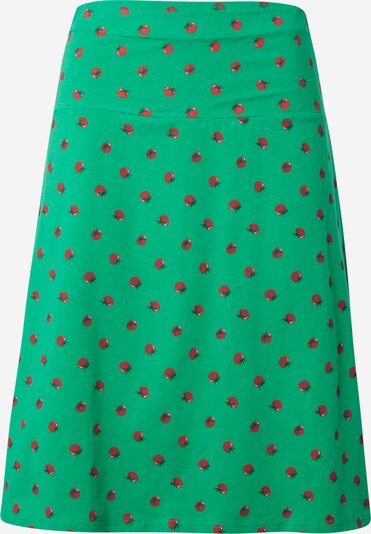 Blutsgeschwister Falda en verde hierba / rojo, Vista del producto