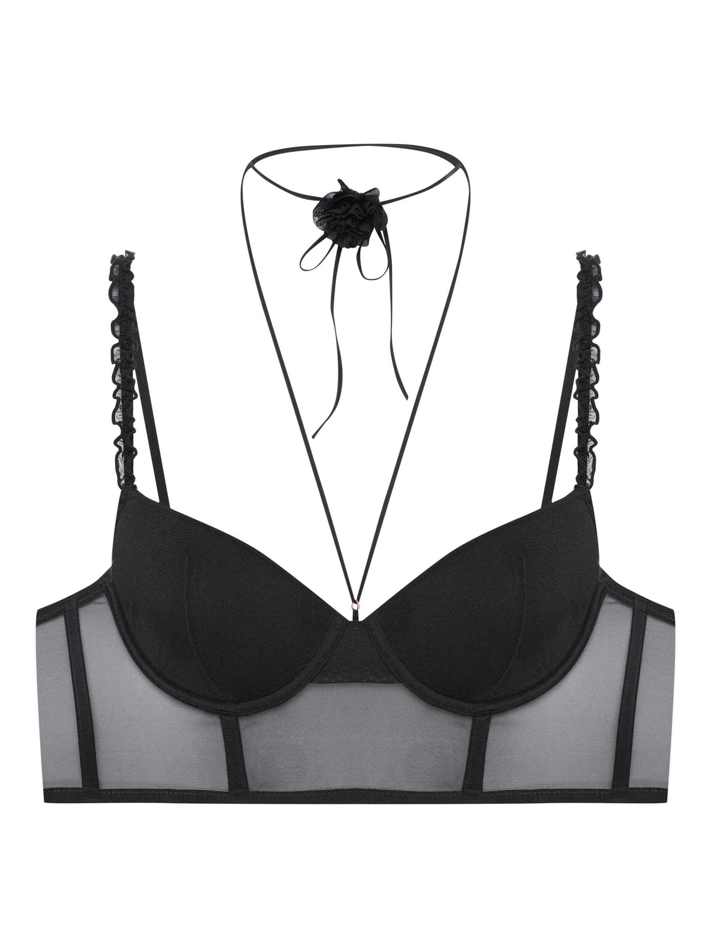 Push-up Reggiseno 'Omari' di ESOTIQ in nero