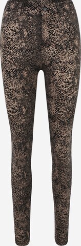 Vero Moda Tall Skinny Legíny 'NALA' – hnědá: přední strana