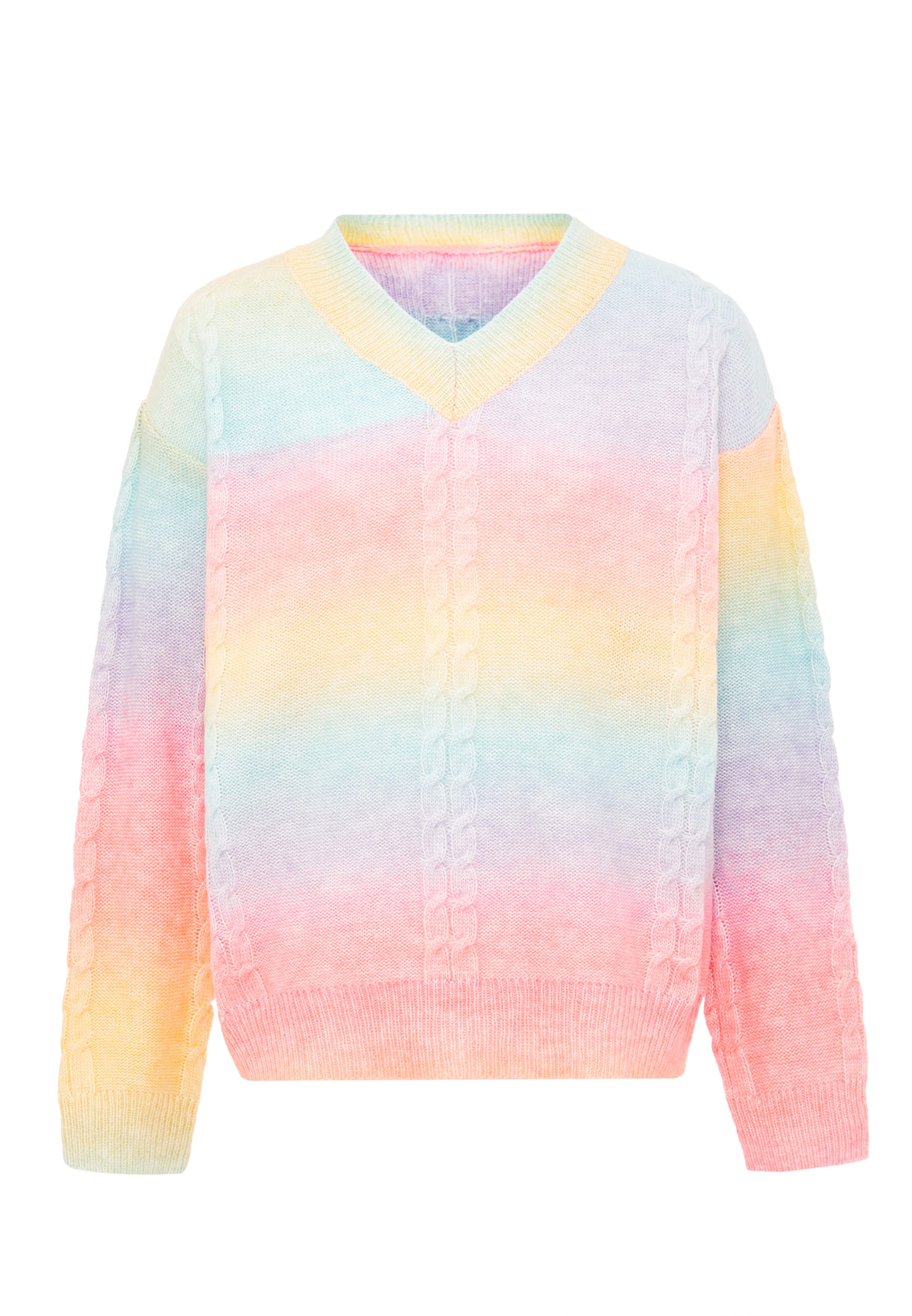 swirly Pullover in Mischfarben: Vorderseite
