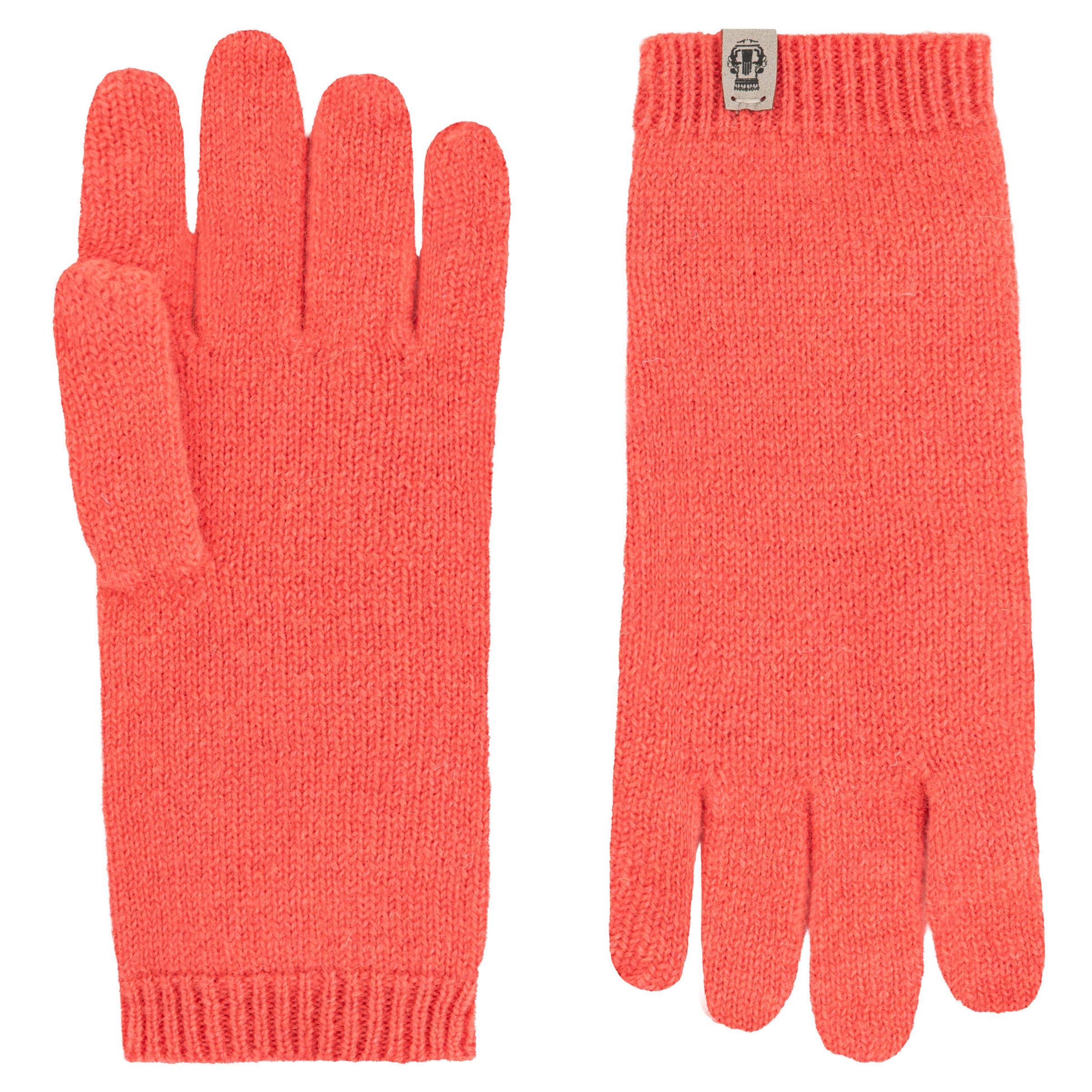 Roeckl Vingerhandschoenen in Oranje: voorkant