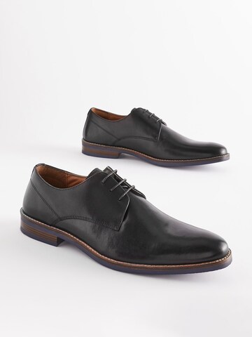 Chaussure à lacets 'Derby' Next en noir