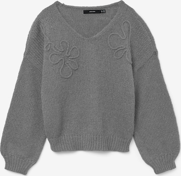VERO MODA Neulepaita 'LOLLIPOP' värissä harmaa: etupuoli