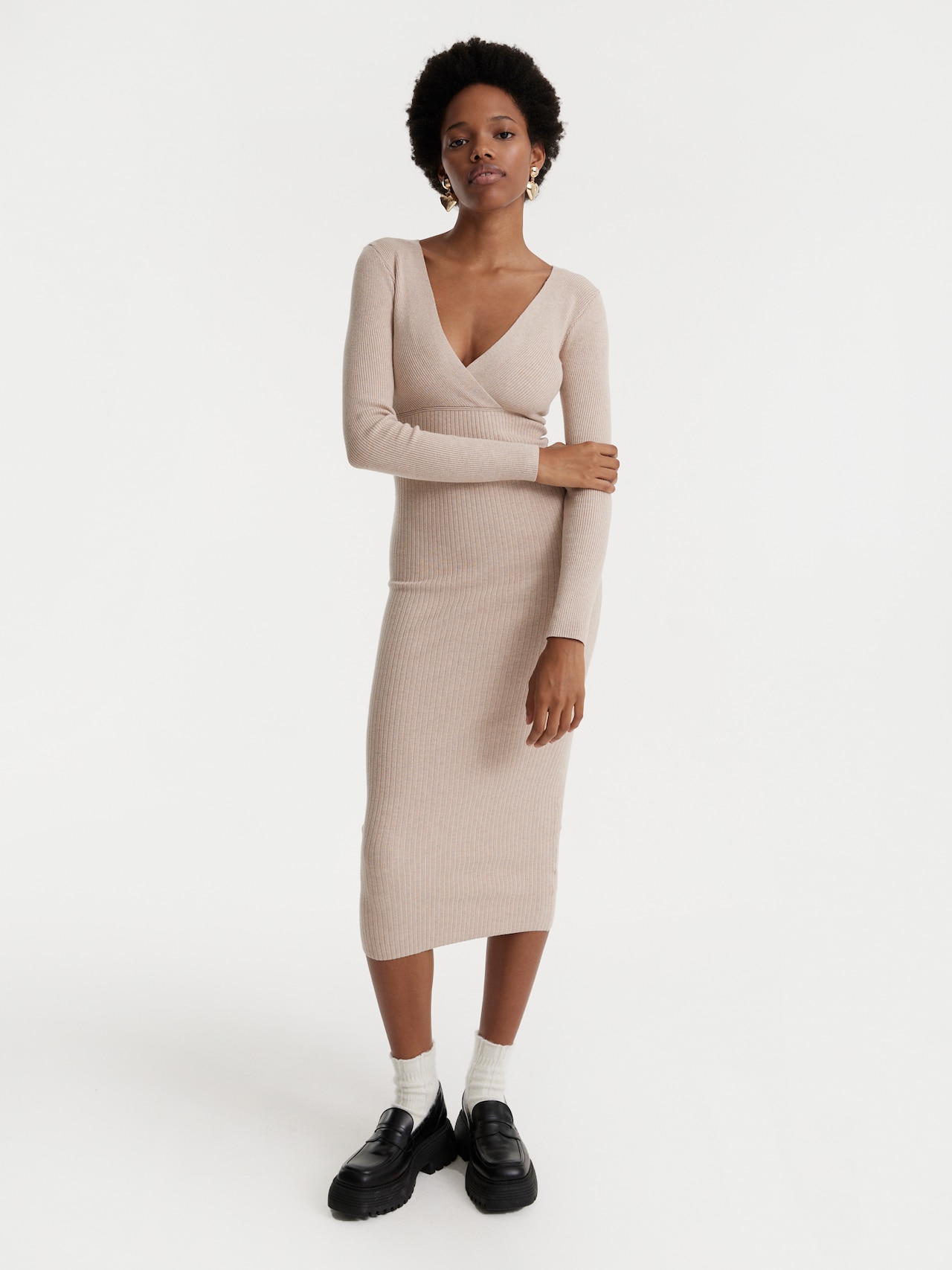 EDITED Produkte Kleid 'LIORA' beige