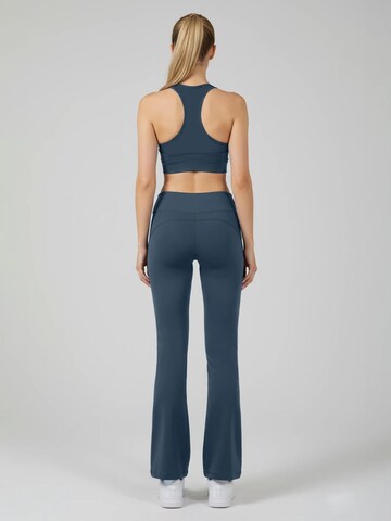 La V Flared Sportbroek 'Noa' in Grijs