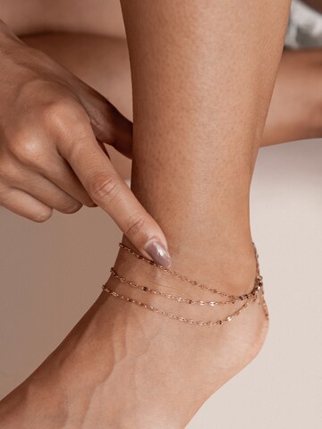 Hey Happiness Voetsieraden 'Rolo Trio' in Goud