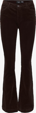 Pantalon 'Peachy' VERO MODA en marron : devant