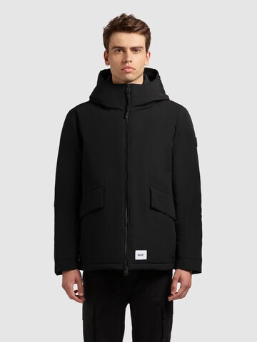 khujo Winter jacket 'Oreg' in Black: front