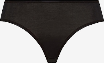 Hanro Slip 'Cotton Seamless' in Schwarz: Vorderseite