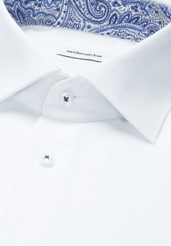 Fit confort Chemise business 'CLASSIC ESSENTIALS' SEIDENSTICKER en blanc