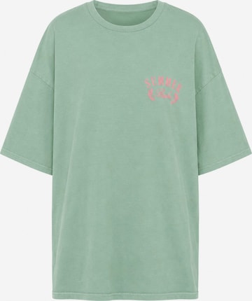 Worldclassca Oversizeshirt ''Summer Babe'' in Grün: Vorderseite