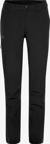 JACK WOLFSKIN Regular Outdoor Pants 'Chilly' in Black: front