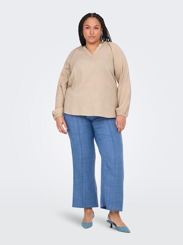 ONLY Carmakoma Blouse 'THYRA' in Beige