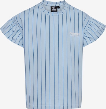Hummel Shirt in Blauw: voorkant