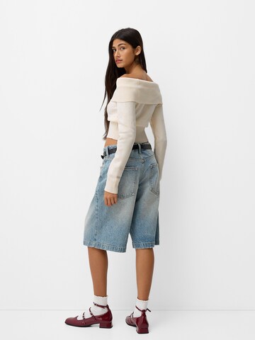 Bershka Sweater in Beige