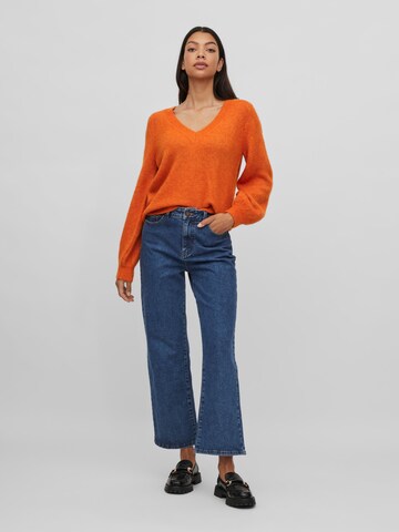 VILA Sweater 'Jamina' in Orange