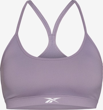 Bustino Reggiseno sportivo 'Kendal' di Reebok in lilla: frontale