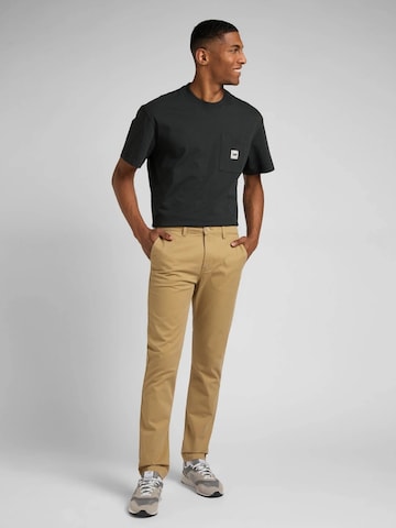 Slimfit Pantaloni per costume tradizionale 'Slim Chino Clay L71LTY60 112324935' di Lee in marrone