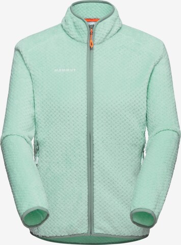 MAMMUT Athletic Fleece Jacket 'Innominata' in Green: front