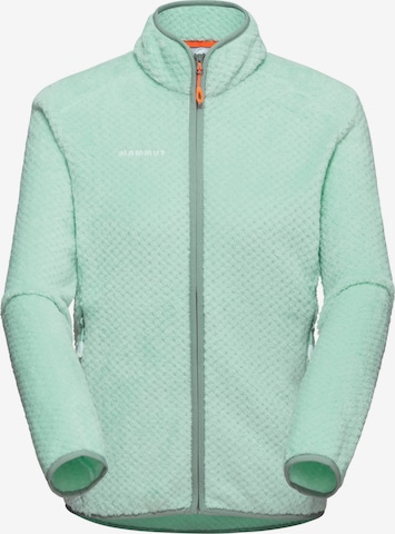 MAMMUT Athletic Fleece Jacket 'Innominata' in Green: front