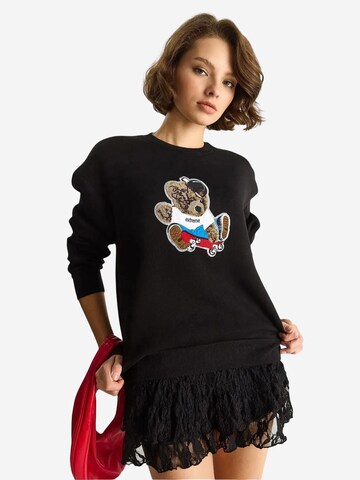 Bianco Lucci - Sweatshirt em preto