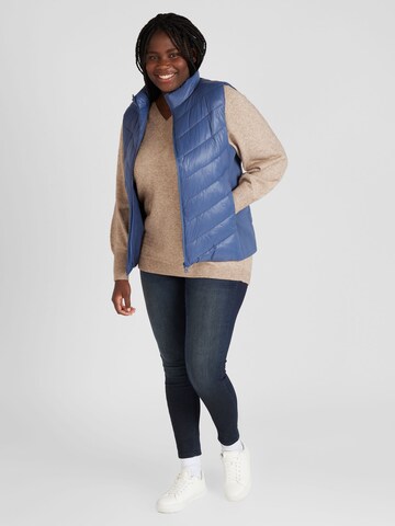 Gilet ONLY Carmakoma en bleu