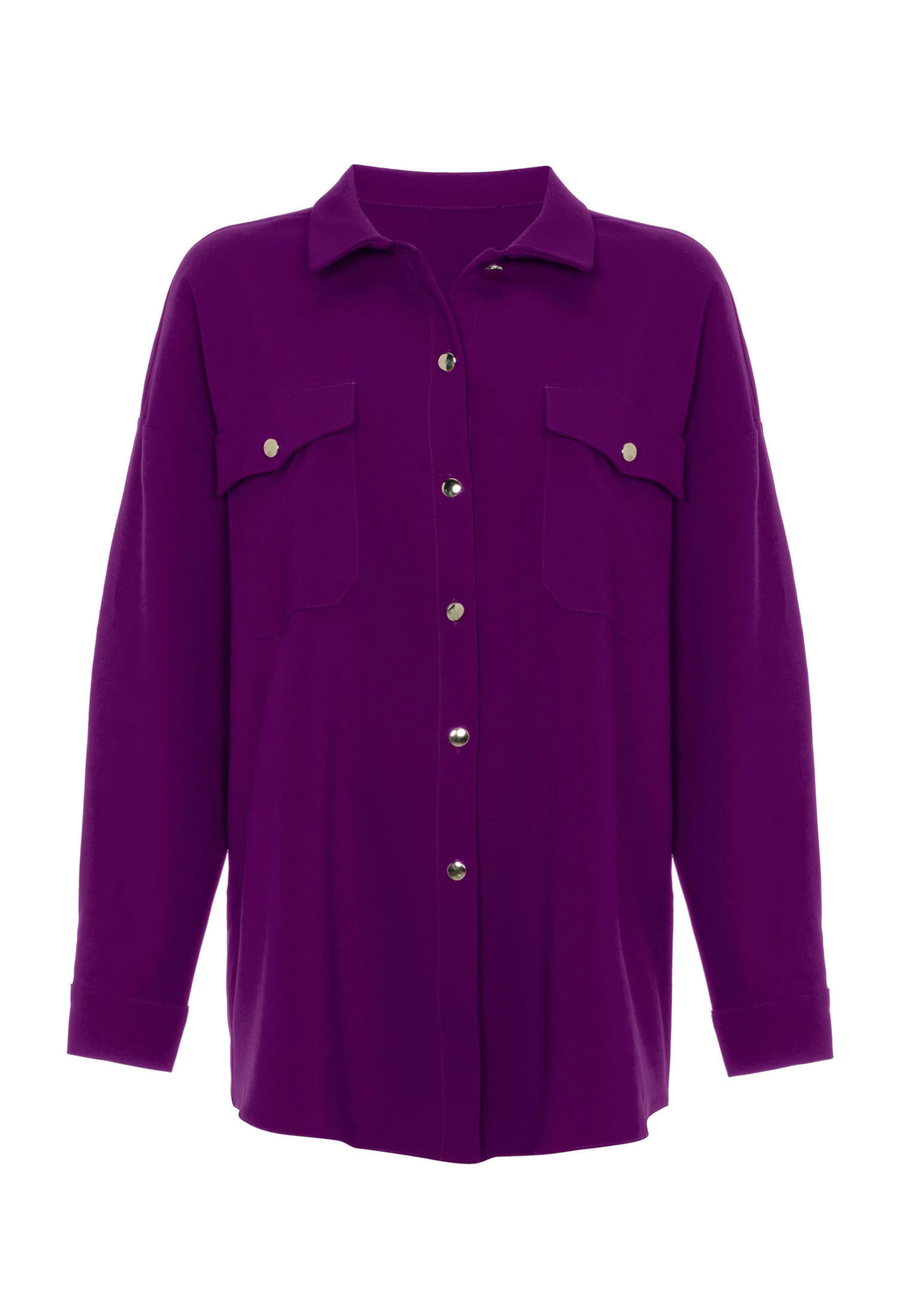 Jimmy Sanders Blouse in Purple: front