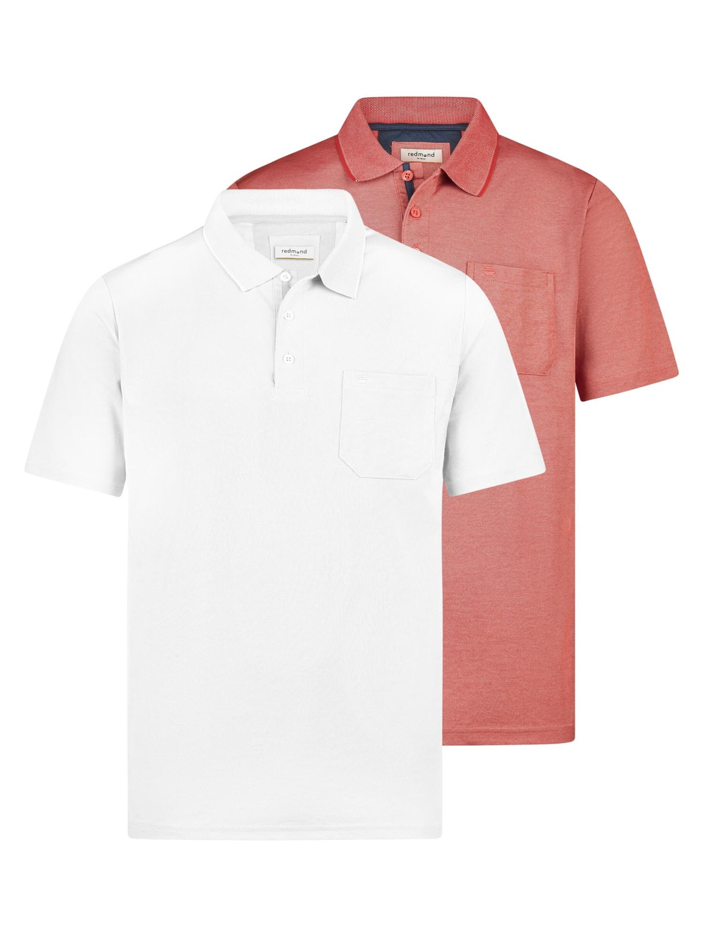 redmond Shirt 'Basic' in Red: front