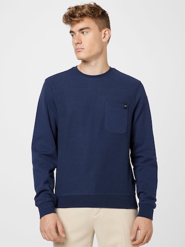 Sweat-shirt BLEND en bleu : devant