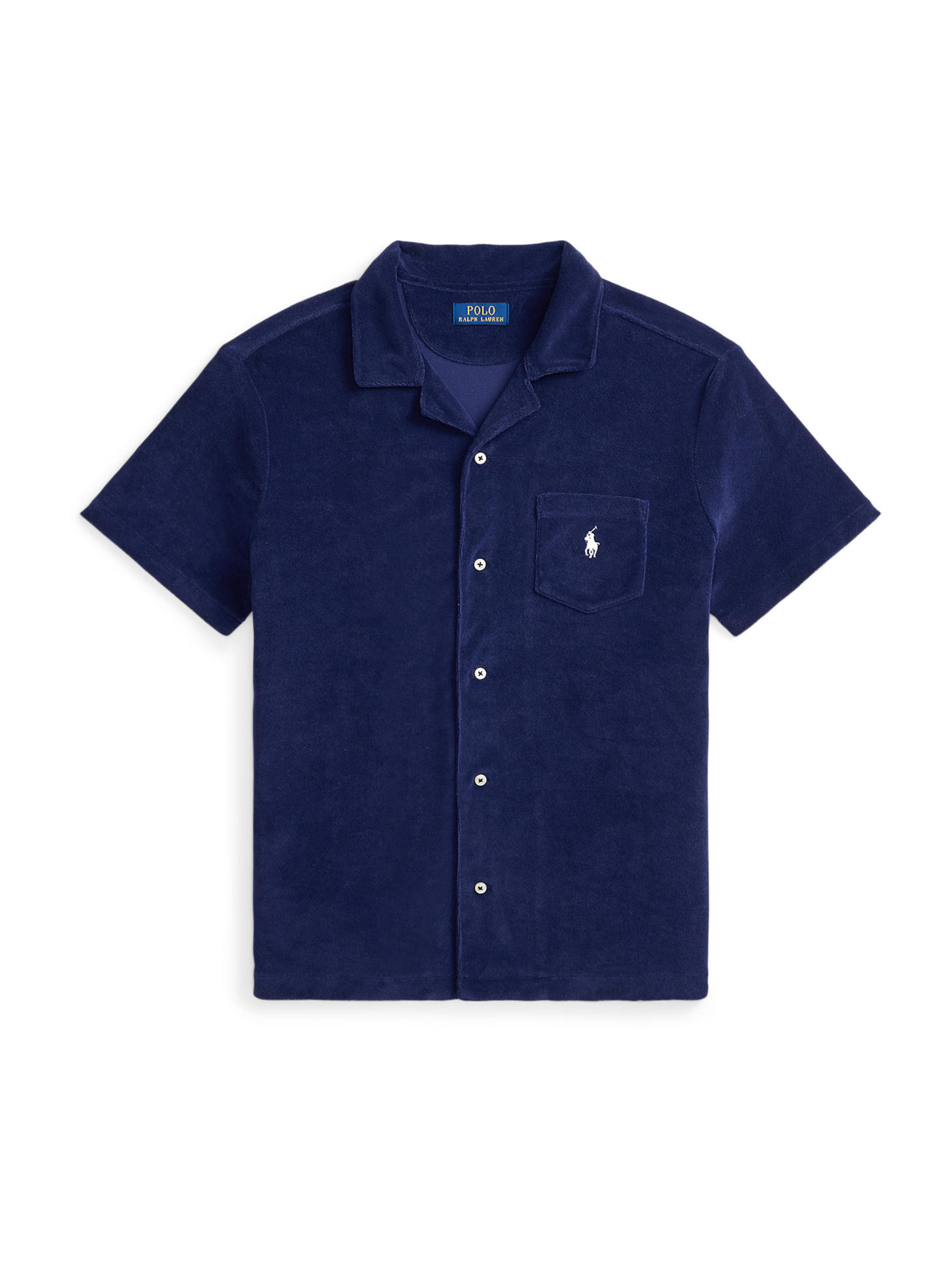 Polo Ralph Lauren - Ajuste estrecho Camisa en azul: frente