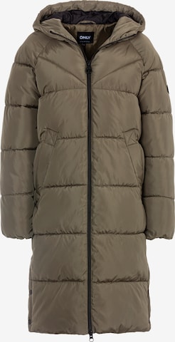 ONLY Winter Coat 'ONLAmand' in Green: front