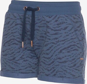 LASCANA Regular Sweatshorts in Blau