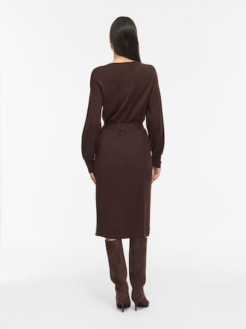 Robes en maille 'VIRICKY' VILA en marron