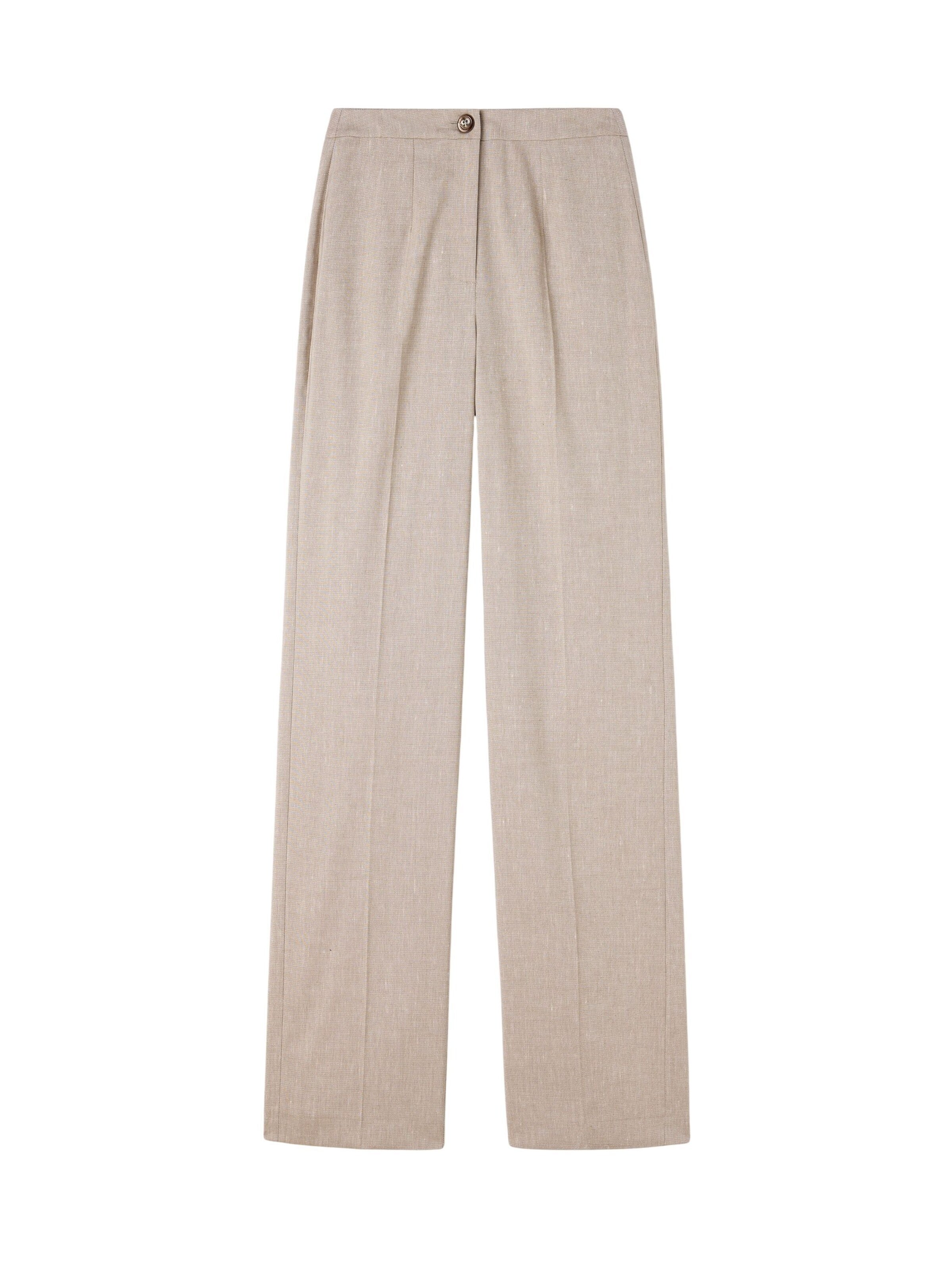 adl Regular Trousers in Beige: front