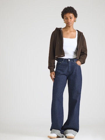 Calvin Klein Jeans Обычный Кофта на молнии в Коричневый
