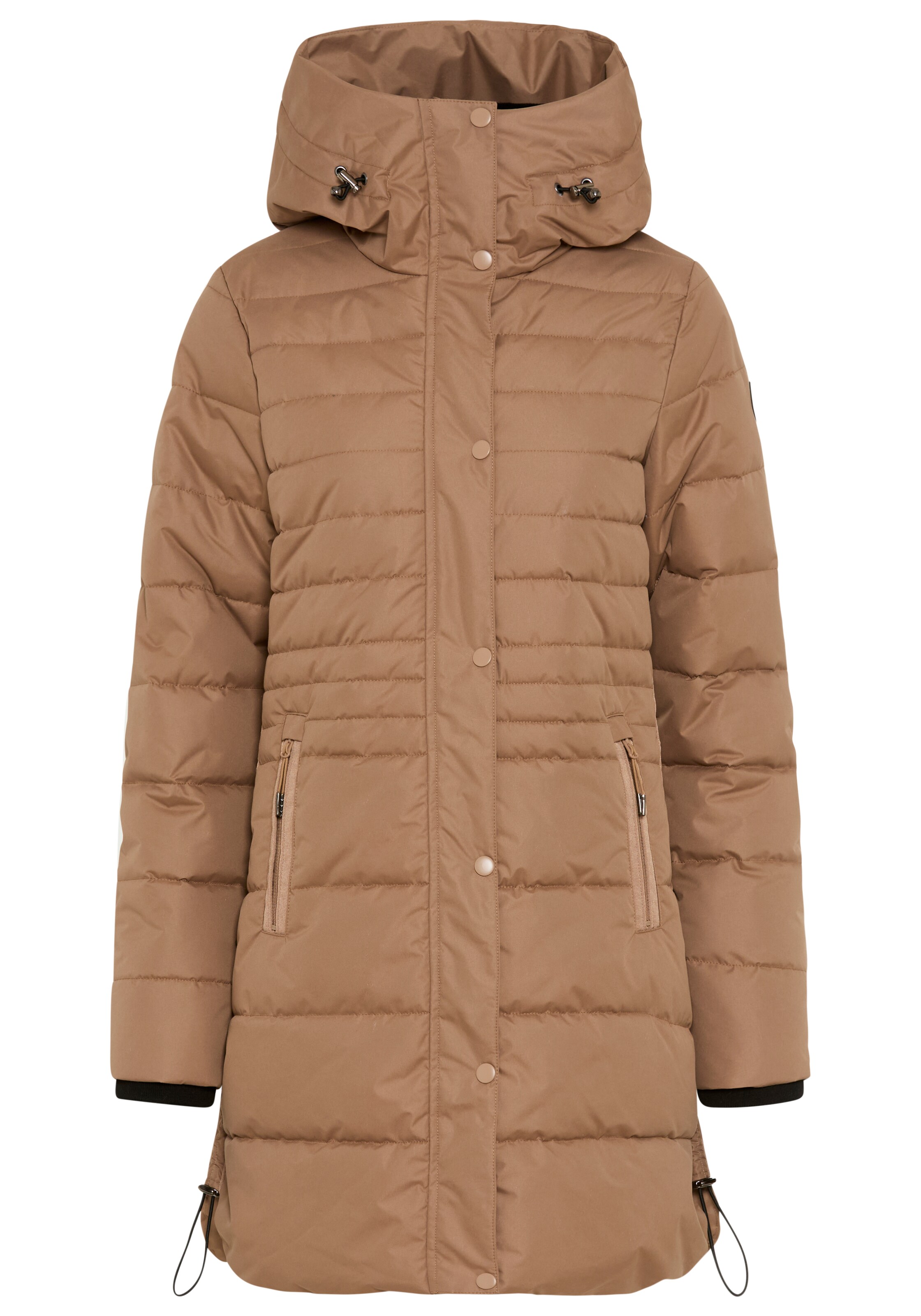 POLARINO Winter Coat in Beige: front