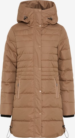 POLARINO Winter Coat in Beige: front