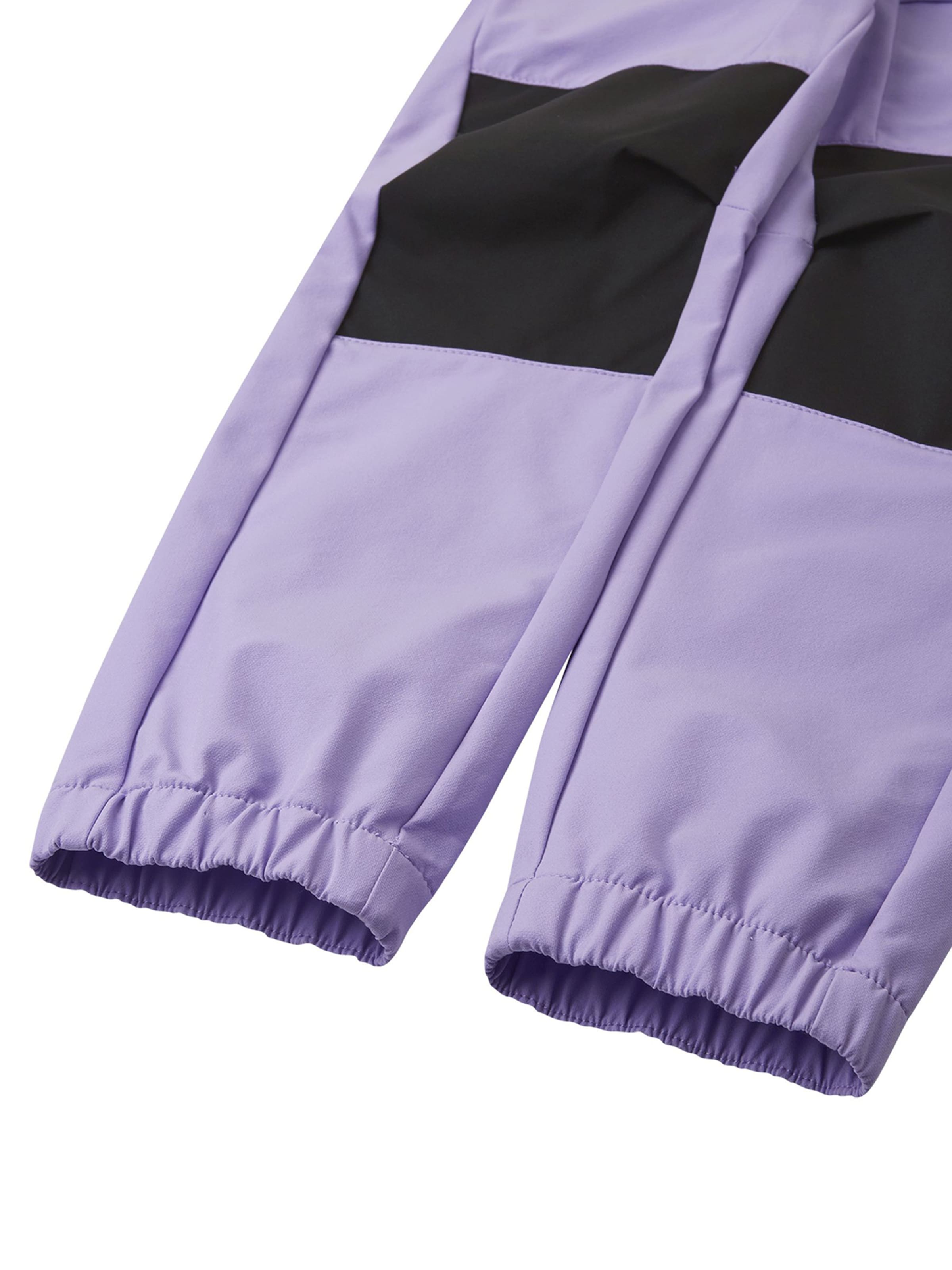 Reima Tapered Athletic Pants 'Vaeltaa' in Purple